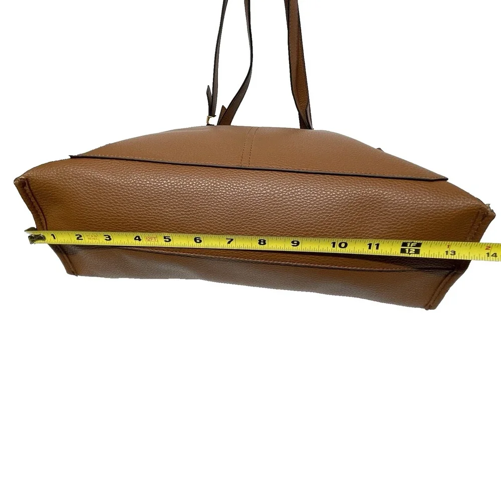Steve‎ Madden Bdonnaa Tote Natural Handbag Shoulder Straps Pouch Large Purse